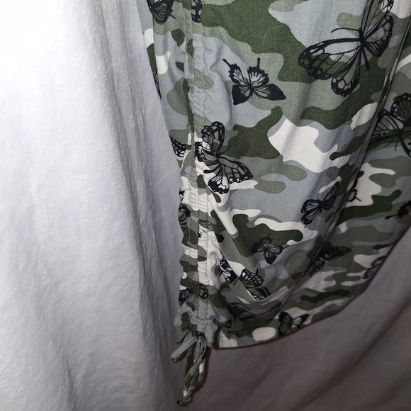 No Boundaries Green Camouflage Dress - Picture 2 of 6